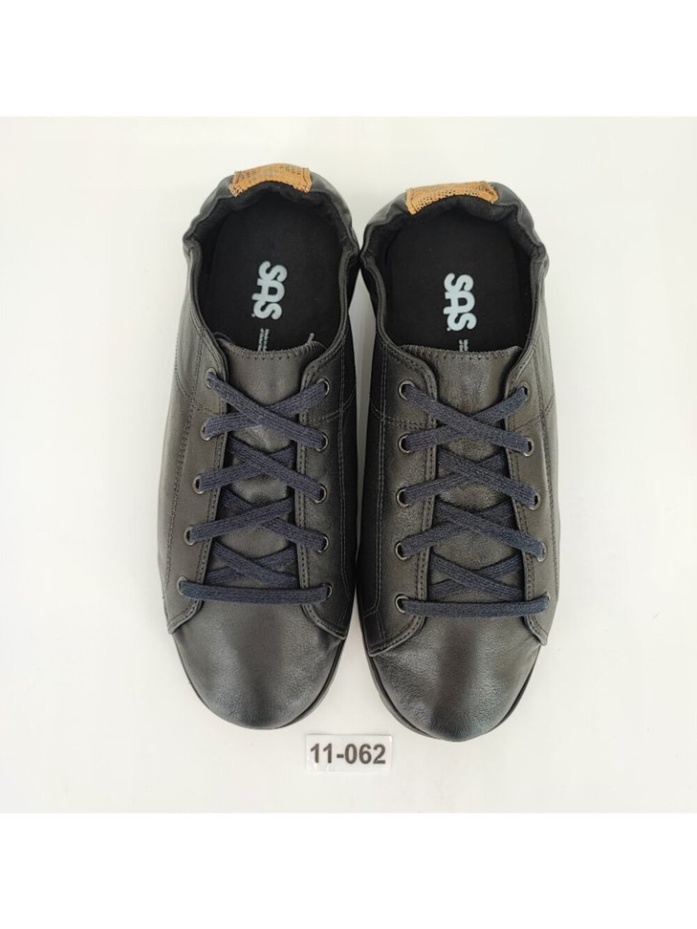 SAS Solstice II Women's Size 11 US WW Extra Wide Shoes Leather Black 2058078 - Picture 2 of 9